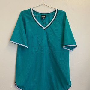 Ivy Park Turquoise Jersey Top, Large